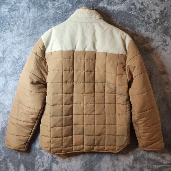 Nomad Jacket Men XL Brown Tan Josiah Quilted Puffer Full Zip Outdoor Winter Cozy - Picture 5 of 11